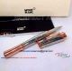 Perfect Replica Mont Blanc Princess Rose Gold Clip Steel Ballpoint AAA (1)_th.jpg